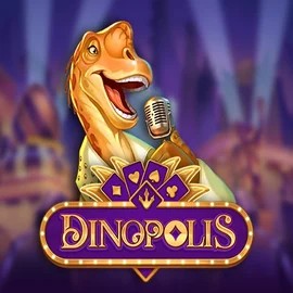 Dinopolis slot logo by Push Gaming at Casea Casino