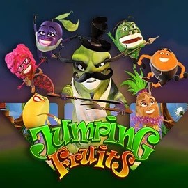 Jumping Fruits slot visual from Wazdan available on caseacasinoo.gr