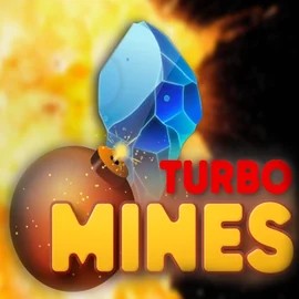 Turbo Mines online game logo by Turbo Games on caseacasinoo.gr